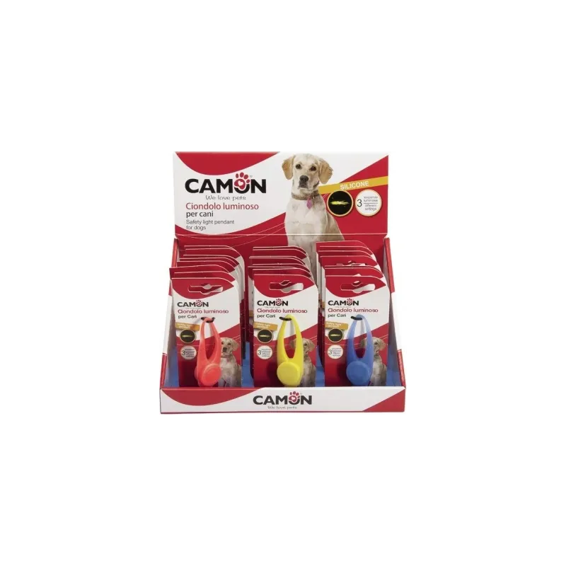 Camon Silikona luminiscējošā signālzīme suņiem 8cm