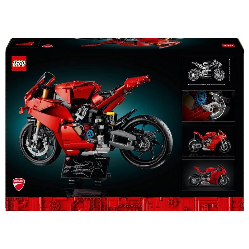 Konstruktorius LEGO Technic Motociklas Ducati Panigale V4 S 42202, 1603 vnt.