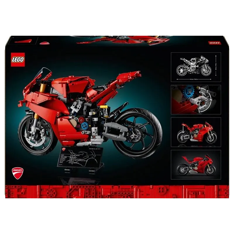 Konstruktors LEGO Technic Ducati Panigale V4 S motocikls 42202, 1603 gab.
