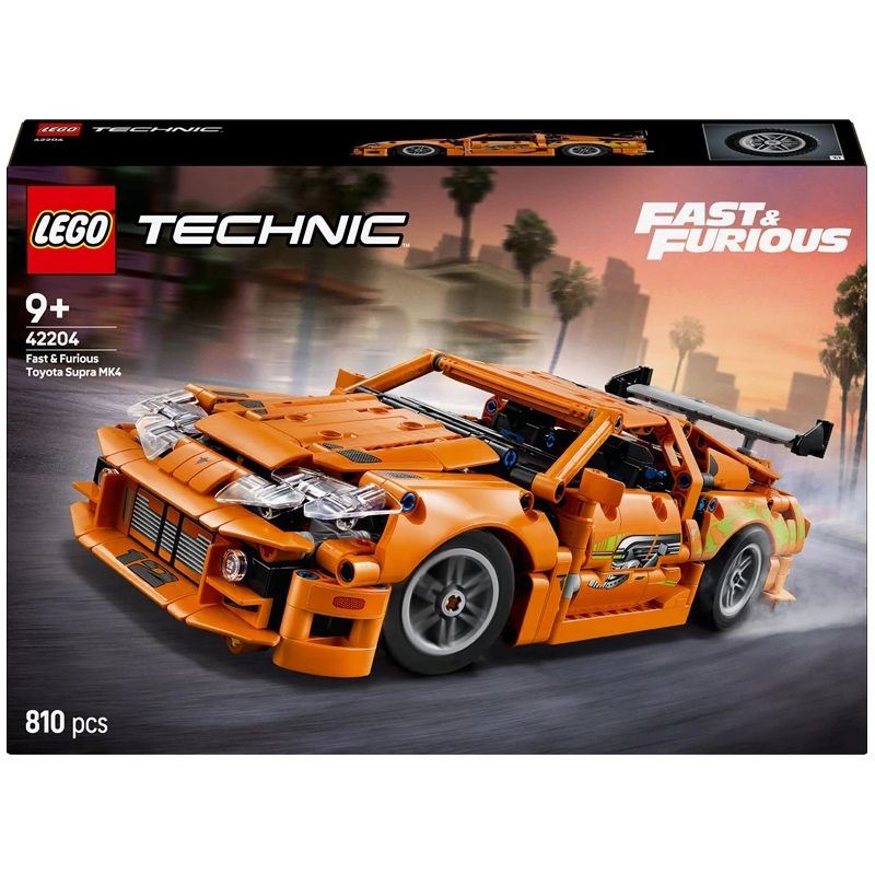 Konstruktors LEGO Technic Fast and Furious Toyota Supra MK4 42204, 810 gab.