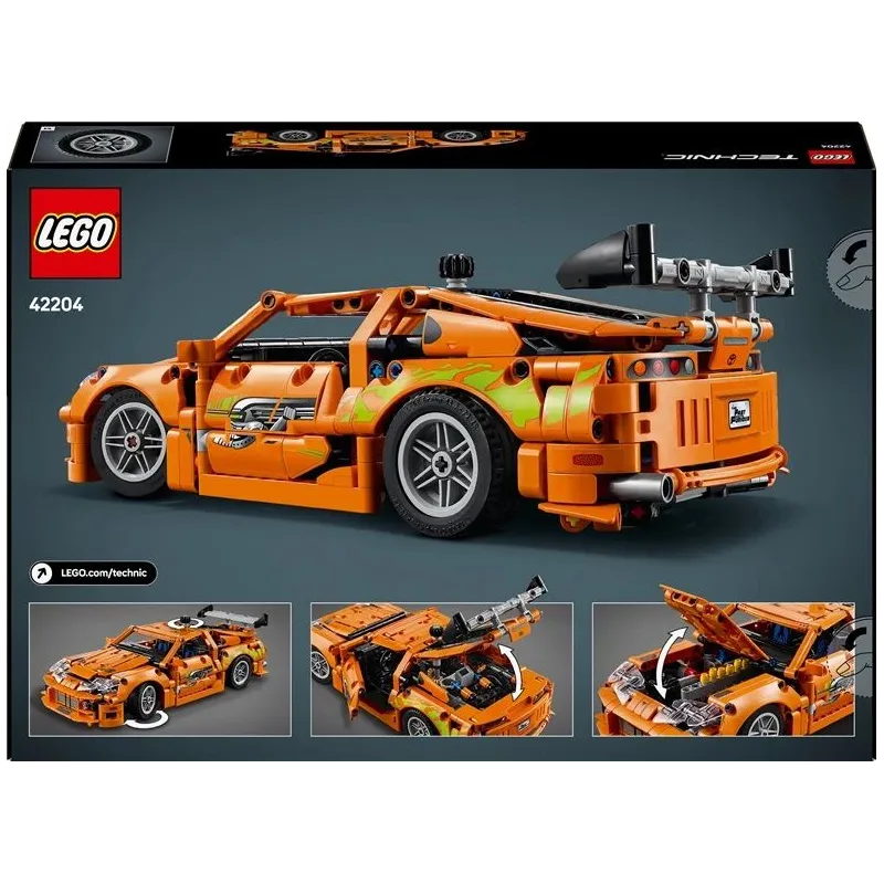Konstruktors LEGO Technic Fast and Furious Toyota Supra MK4 42204, 810 gab.