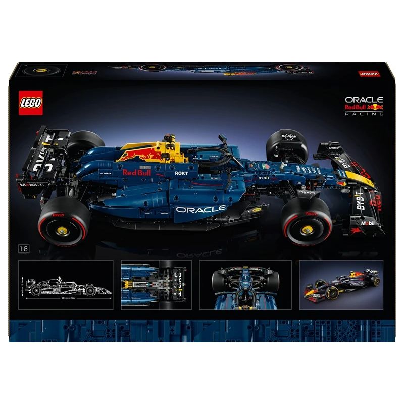 Konstruktors LEGO Technic Oracle Red Bull Racing RB20 F1 Auto 42206, 1639 gab.