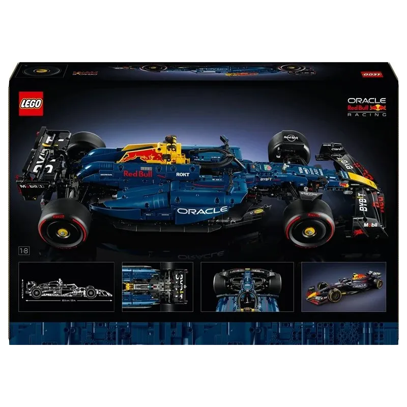 Konstruktors LEGO Technic Oracle Red Bull Racing RB20 F1 Auto 42206, 1639 gab.