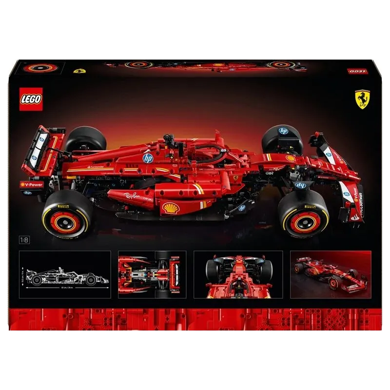Konstruktors LEGO Technic Ferrari SF-24 F1 auto 42207, 1361 gab.
