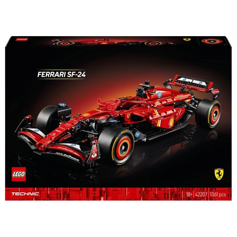 Konstruktorius LEGO Technic Automobilis Ferrari SF-24 F1 42207, 1361 vnt.
