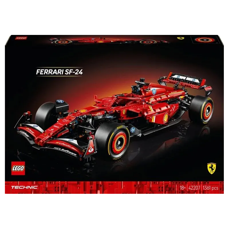 Konstruktorius LEGO Technic Automobilis Ferrari SF-24 F1 42207, 1361 vnt.
