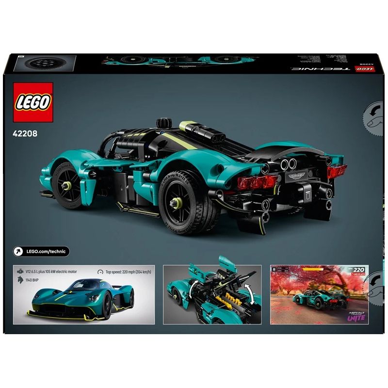 Konstruktorius LEGO Technic Aston Martin Valkyrie 42208, 707 vnt.