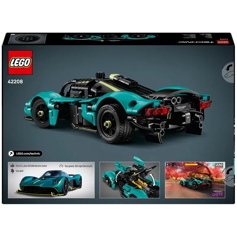 Konstruktors LEGO Technic Aston Martin Valkyrie 42208, 707 gab.