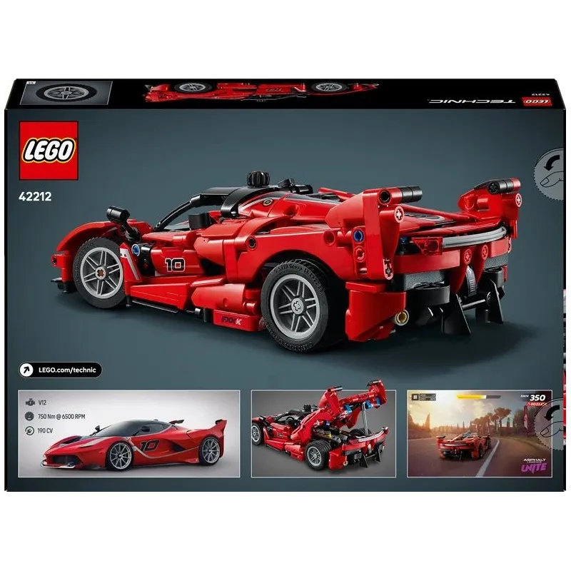Konstruktors LEGO Technic Ferrari FXX K 42212, 897 gab.