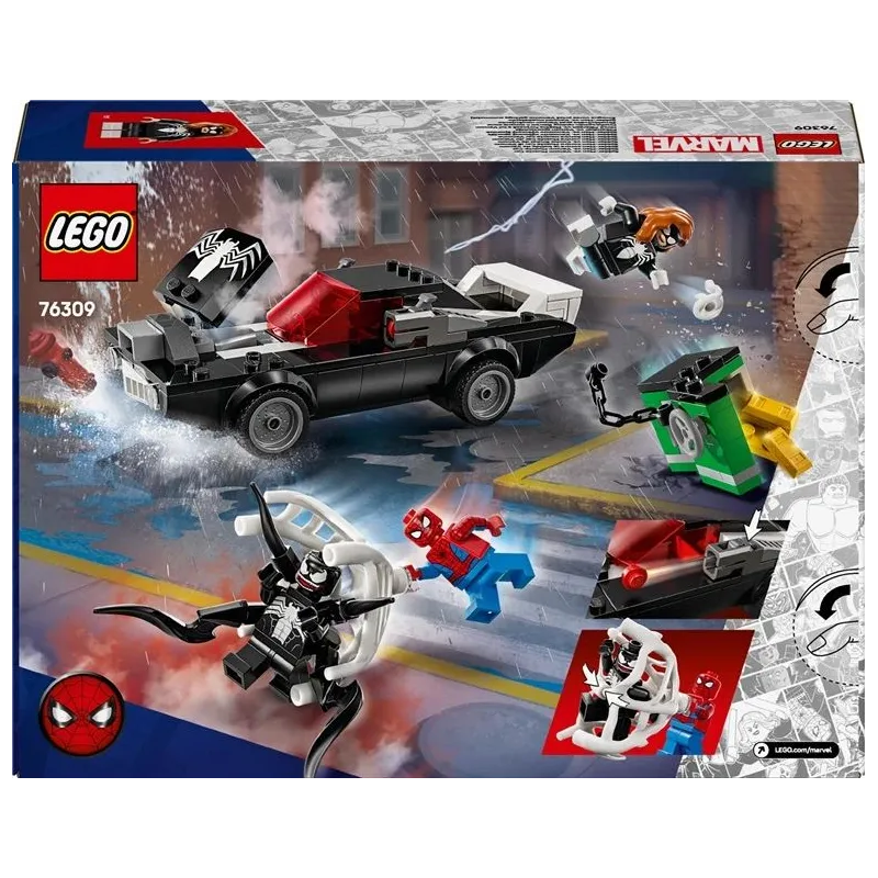 Konstruktor LEGO Marvel Spider-Man vs. Venomi muskelauto 76309, 254 tk