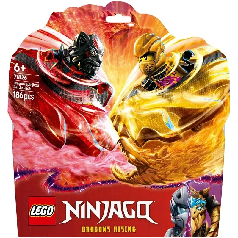 Konstruktors LEGO Ninjago Pūķu spindžitsu kaujas paka 71826, 186 gab.