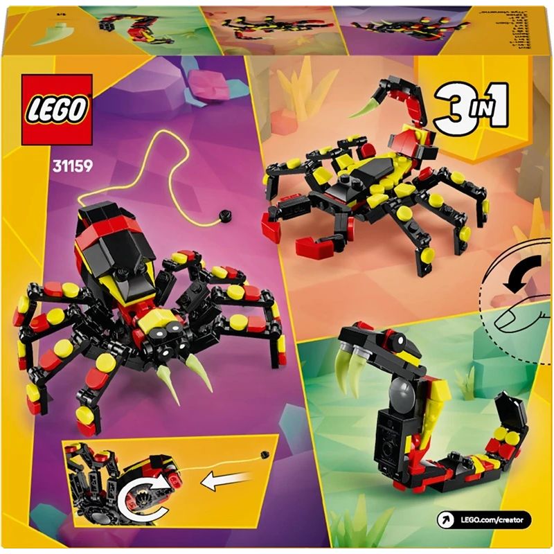 Toy constructor lego spider 31159