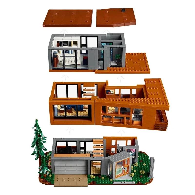Konstruktors LEGO Ideas Krēsla: Kalenu māja 21354, 2001 gab.