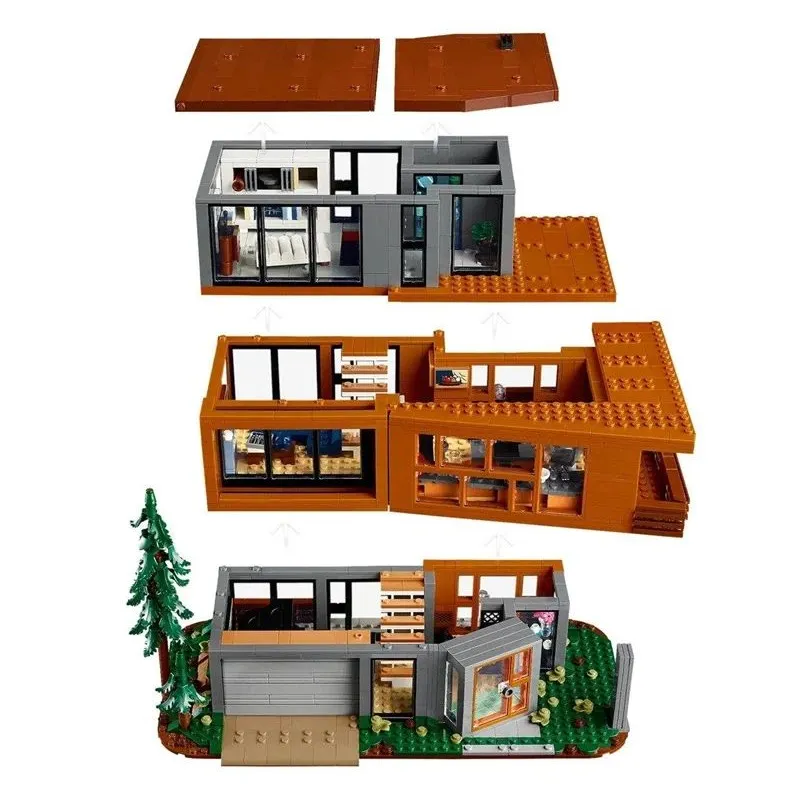 Konstruktors LEGO Ideas Krēsla: Kalenu māja 21354, 2001 gab.