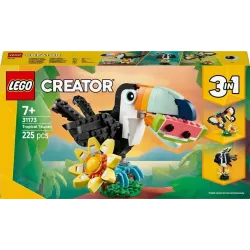 Конструктор LEGO Creator 3in1 Дикие животные: Тропический тукан 31173, 225 шт.