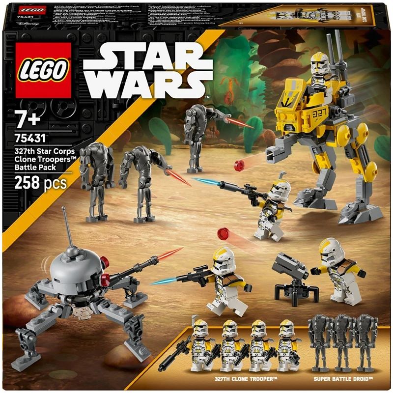 Konstruktorius LEGO 327th Clone Troopers Battle Pack 75431