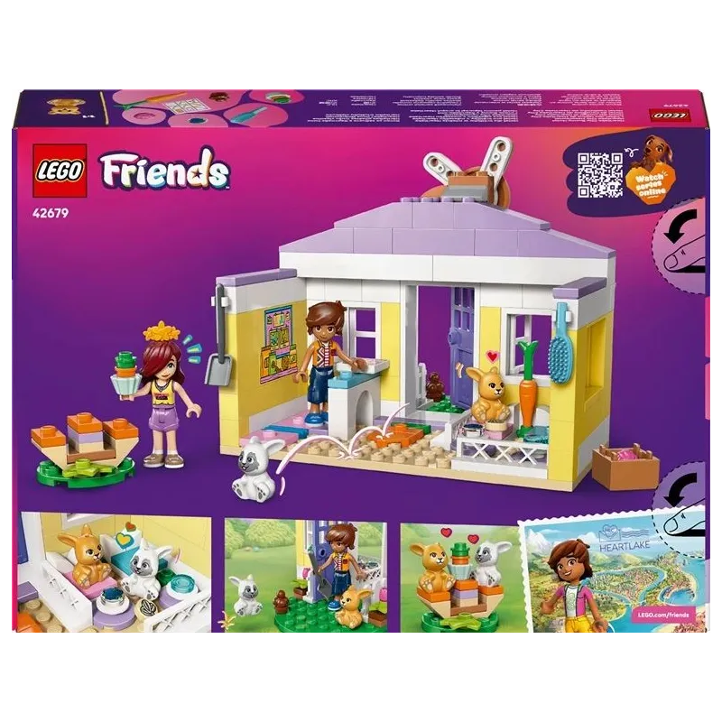 Konstruktor LEGO Friends Heartlake'i linna jänkuhotell 42679, 161 tk
