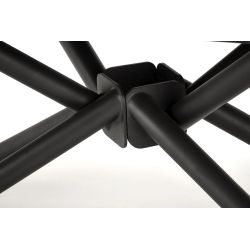 Обеденный стол c удлинением Vitorino, черный, 160 - 220 см x 90 см x 75 см