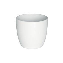 Keramikas puķu pods emi d22 matēts balts