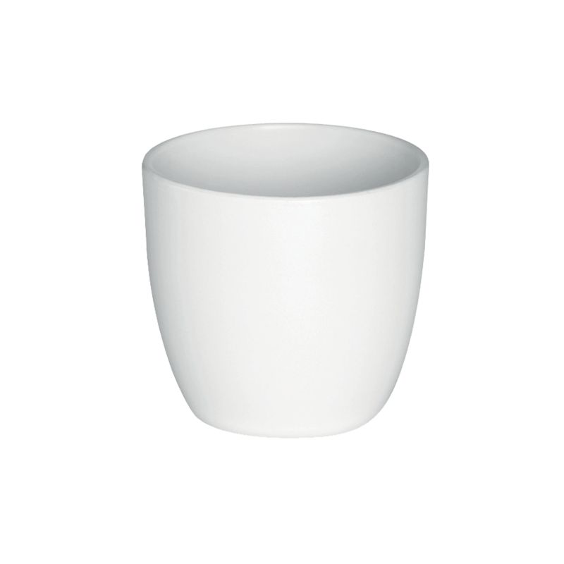 Keramikas puķu pods emi d22 matēts balts
