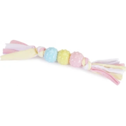 Rotaļliets kucēniem Lateksa bumbiņas ar mezgliem 21cm