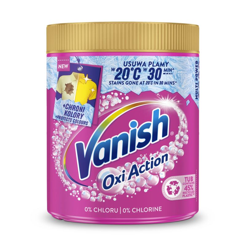 Pulv.tr.tīrīš.vanish oxi act. pink 970g
