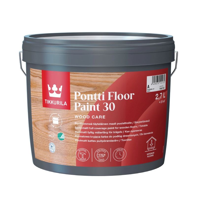 Krāsa pontti floor 30 a 2.7l
