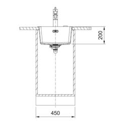 Izlietne gr.maris 125.0683.138 40x43 br.