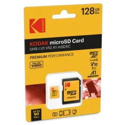 Kodak MicroSDXC 128GB UHS-I U1 V10 A1 Premium