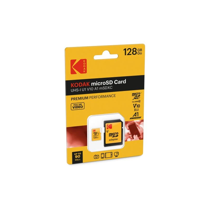Kodak MicroSDXC 128GB UHS-I U1 V10 A1 Premium