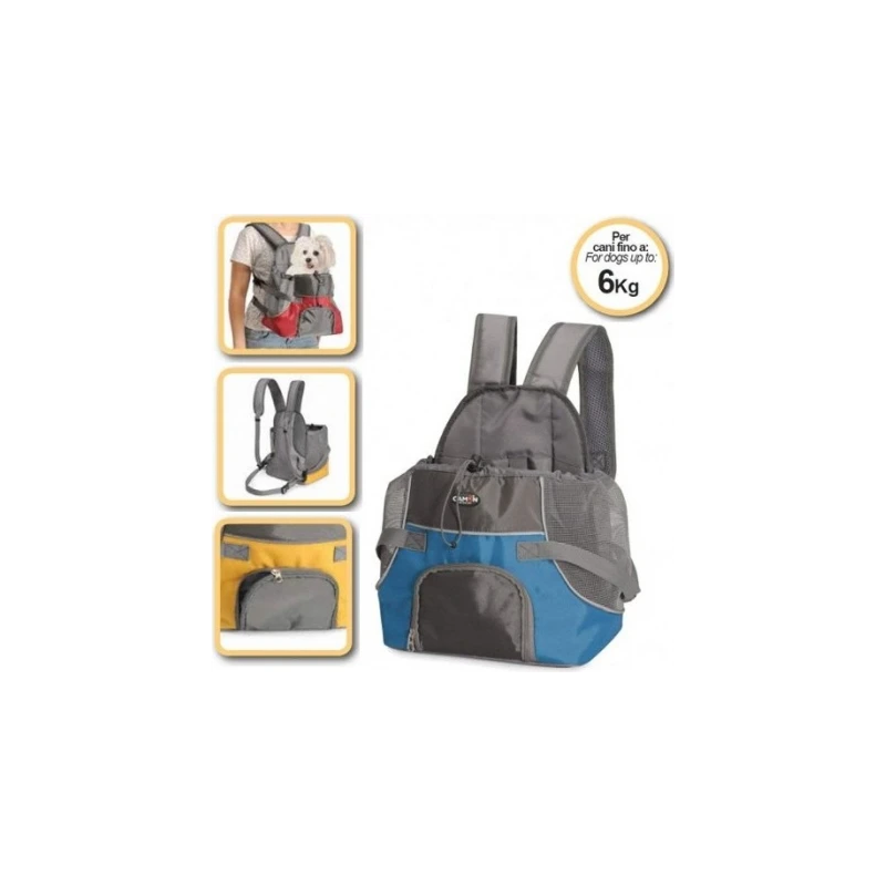 Camon Dzīvnieku pārvadāšanas mugursoma Blue 28x22x26-38cm