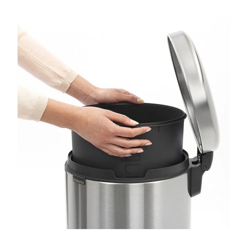 Tvertne atkrit. newicon 30l matt steel