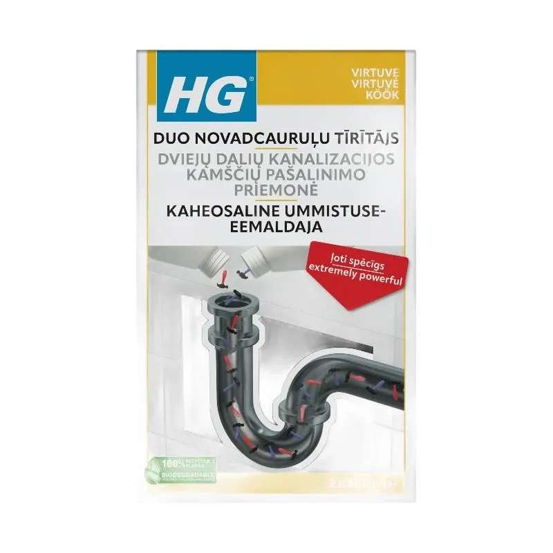 Notekūdeņu tīrīšanas līdzekli HG, 1 l