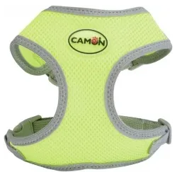 Шлейка Fluo c двойной регулировкой, неоновый желтый XS шея 22, грудь 28-41