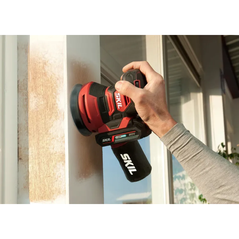 Akumulatora ekscentriskā slīpmašīna Skil 3745CA, 18 V