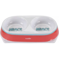 Camon Bļoda melamīna CAT 'MIAO' 2 x 180ml