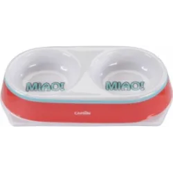 Camon Bļoda melamīna CAT 'MIAO' 2 x 180ml