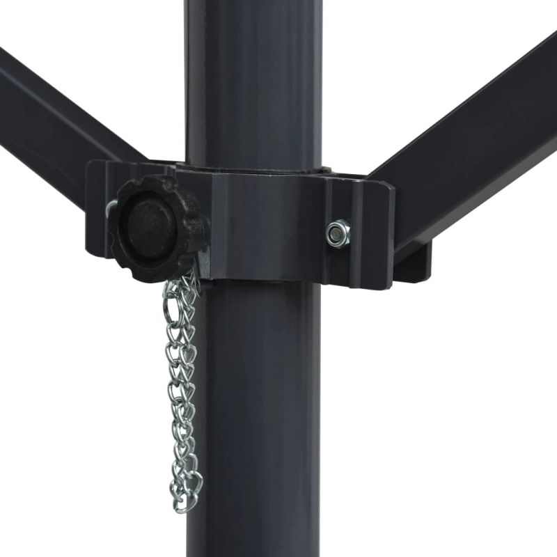 vidaXL brīvi stāvoša nojume, 500x300 cm, antracītpelēka