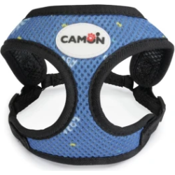 Camon Krūšu siksna AZZURRO MINI ar pavadu, zila XS-S