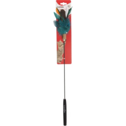 Rotaļlieta Kaķiem - Nūja ar spalvām un bumbu 65cm