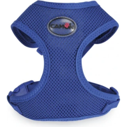 Krūšu siksna MESH ar dubulto regulēšenu tumši zils 32-37x33-46 cm