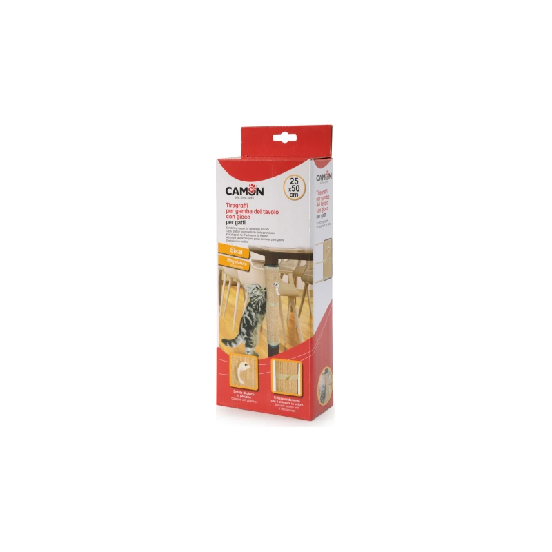 Kaķu nagu asināšanas paliktnis galda kājai 50x25cm