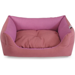 Taisnstūra guļvieta, 65 cm, rozā krāsā