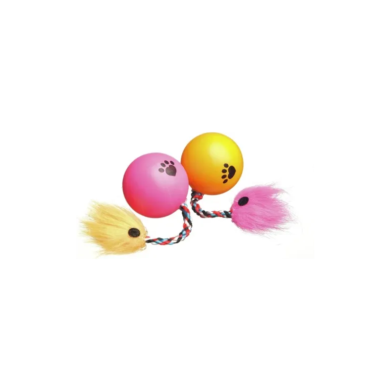 Camon Rotaļlieta Kaķiem - Bumba 3,5 cm ar virvi