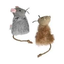 Camon Rotaļlieta kaķiem - plīša pele ar kabatu kaķumētrai 10cm