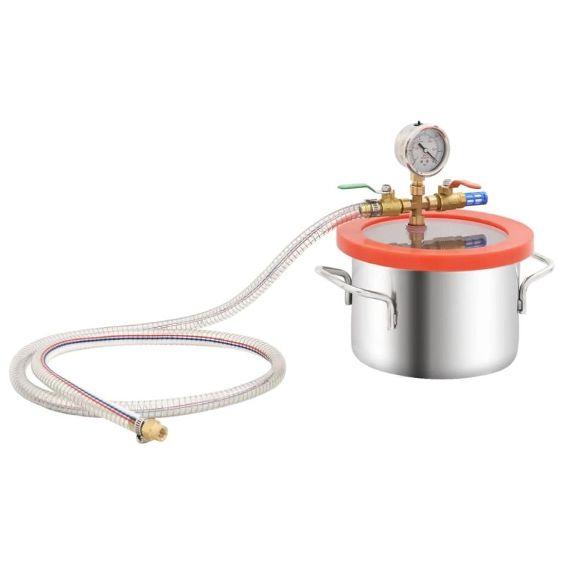 vidaXL vakuuma kamera, 3,7 L, nerūsējošs tērauds