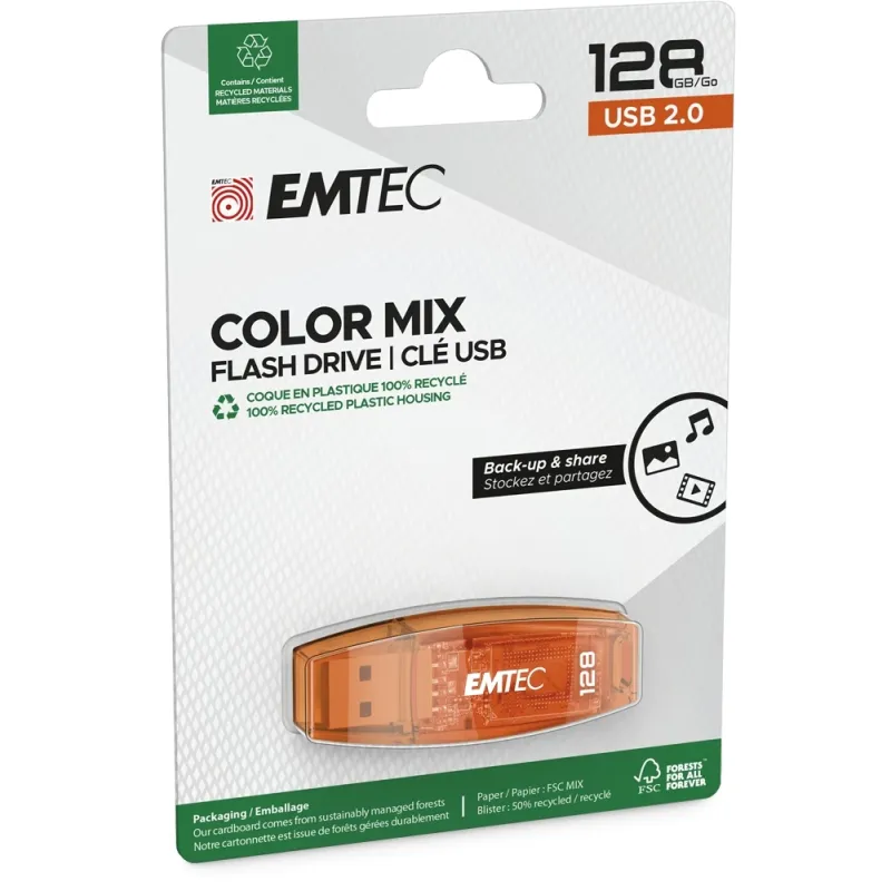Emtec USB2.0 C410 128GB Orange