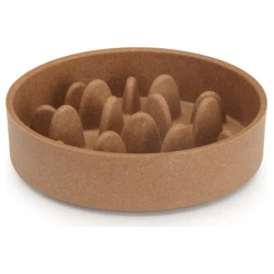 Camon Lēnas ēšanas bambusa suņu bļoda 145x38h 410ml