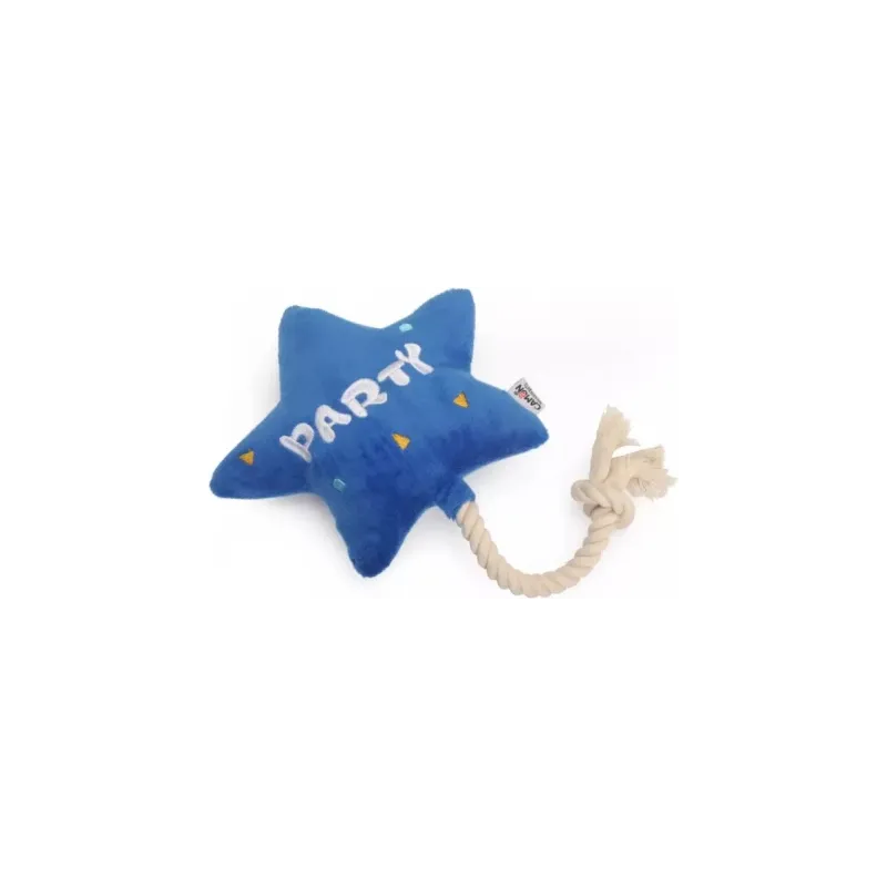 Camon Rotaļlieta Suņeim Plīša zvaigznīte ar virvi 30 cm