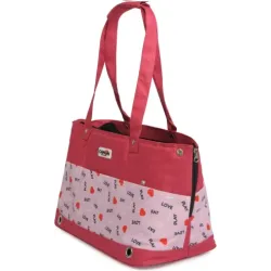 Camon Transportēšanas soma Eat-Love-Play - SARKANĀ krāsā 42x21x27 cm